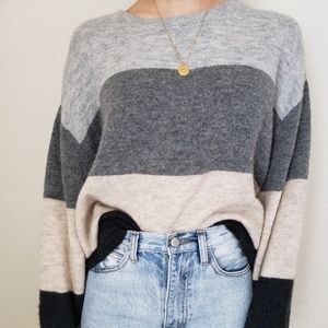 Block Stripe Sweater